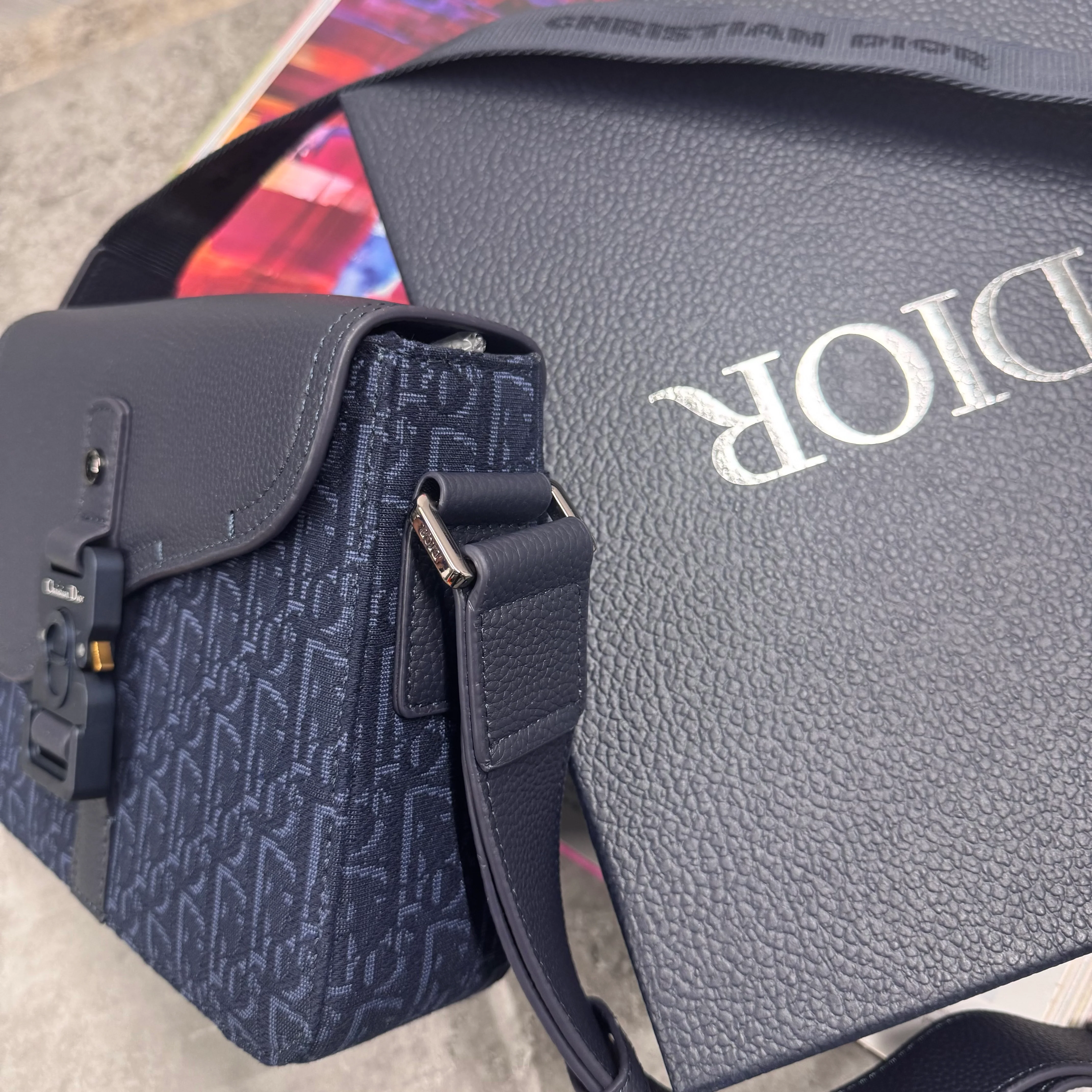 CD SADDLE BAG - NAVY - Image 3