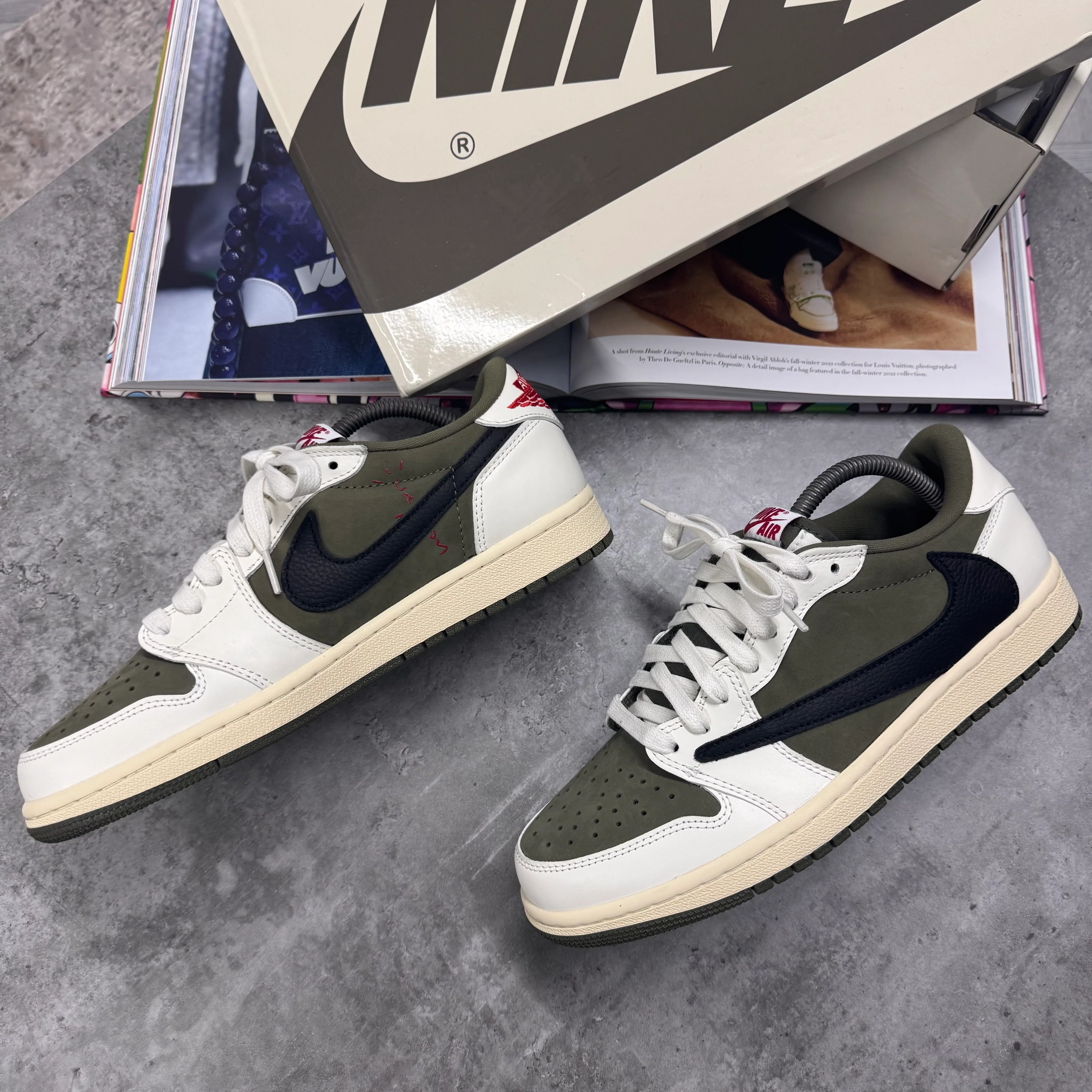 NI X TS - JORDAN 1 - MID OLIVE - Image 3